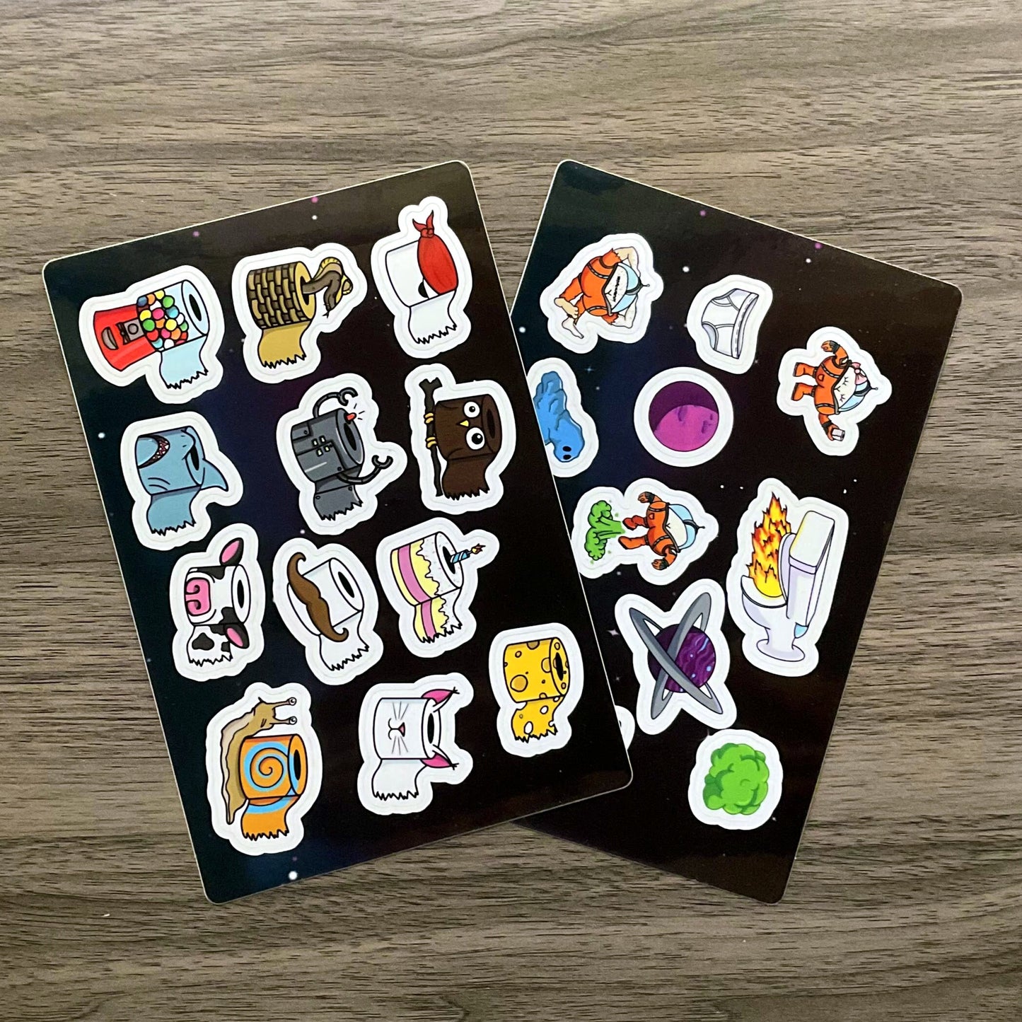 Butts in Space Sticker Sheets image 1