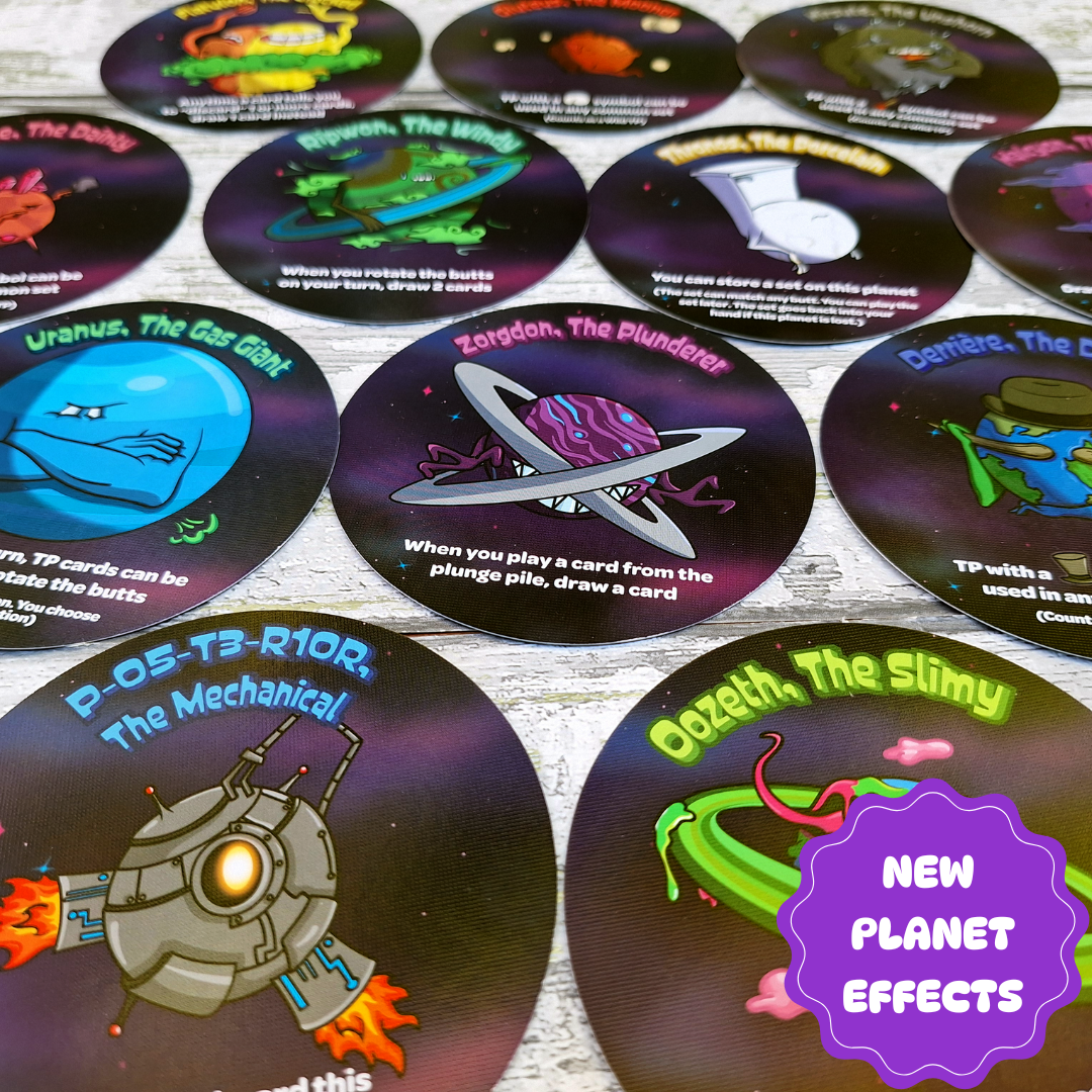 Plungers and Planets - An Expansion for Butts in Space: The Card Game image 1