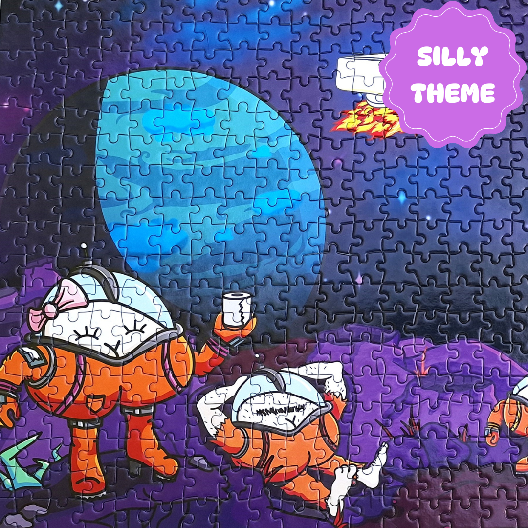 Butts in Space 500 Piece Puzzle image 1