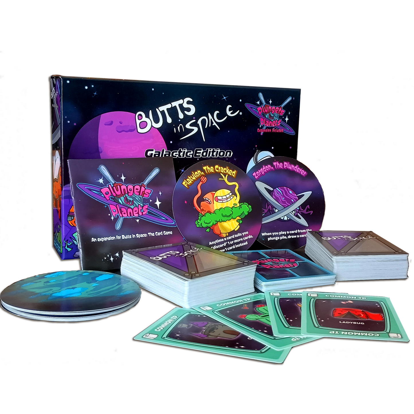 Butts in Space Galactic Edition (Includes Plungers & Planets Expansion)
