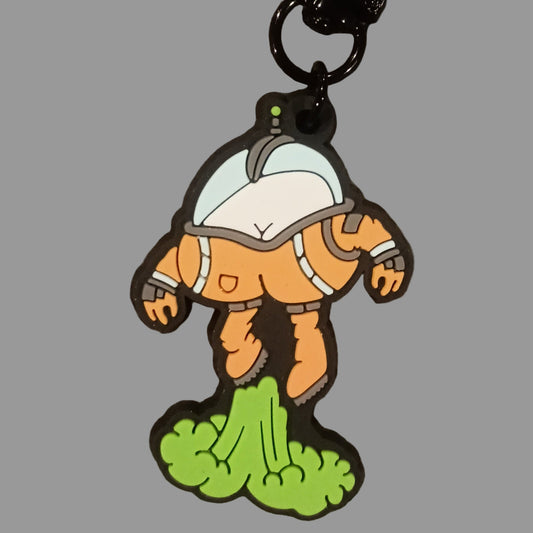 Butt Butt Vinyl Keychain